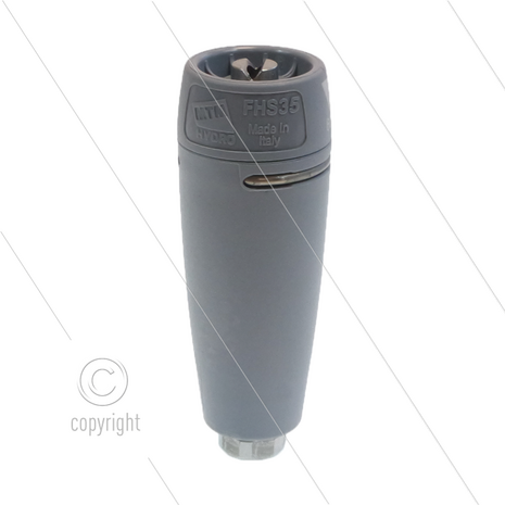 Schuimkop FHS35 - spuithoek 60&deg; - zonder EG-nozzle - 310 Bar - 45 l/min - max 100&deg;C - 1/4&quot; bi - kunststof / RVS grijs