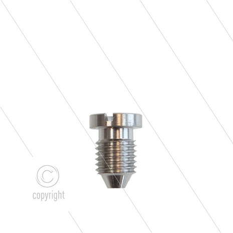 Injector nozzle - M8x1 - &Oslash;1,4mm - RVS - voor LS3-1 en LS3-2