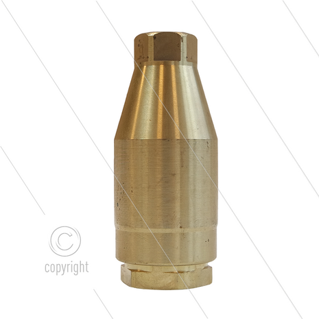 TN201 Vuilfrees 0.030 - 1/4&quot; bi - zonder rubber - 255 Bar - spuithoek 30&deg;