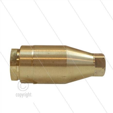 TN201 Vuilfrees 0.030 - 1/4&quot; bi - zonder rubber - 255 Bar - spuithoek 30&deg;