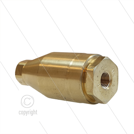 TN201 Vuilfrees 0.045 - 1/4&quot; bi - zonder rubber - 255 Bar - spuithoek 30&deg;