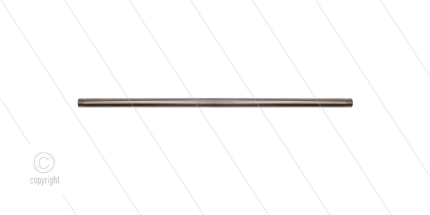 RP201 lans - L=245mm - recht - RVS - 400 Bar - max 150&deg;C - 2 x 1/4&quot; bu