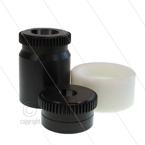 ZG66160 - Flex koppeling - E-motor B3/B14 - IEC 160 - as &Oslash;24x42mm - pompserie: 47(VHT) - 66(VHT-SS)