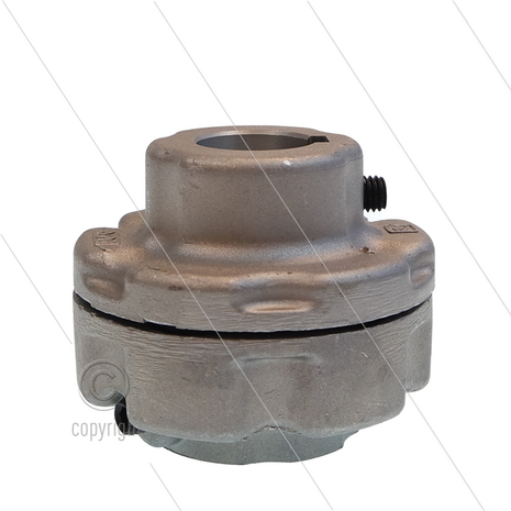 Flexibele koppeling voor Nicolini motor - IEC 112 - met ingebouwde koppeling - as &Oslash;24x28mm - L=63mm