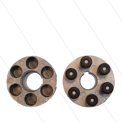 Flexibele koppeling voor Nicolini motor - IEC 112 - met ingebouwde koppeling - as &Oslash;24x28mm - L=63mm