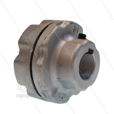 Flexibele koppeling voor Nicolini motor - IEC 112 - met ingebouwde koppeling - as &Oslash;24x28mm - L=63mm