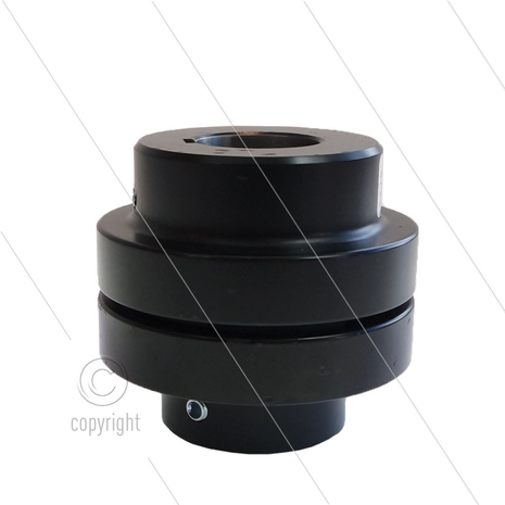 Flexibele koppeling voor Nicolini motor - IEC 160 - met ingebouwde koppeling - as &Oslash;24x38mm - L=93mm