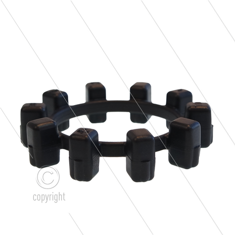 Rubber voor flexibele koppeling voor E-motoren - IEC 132