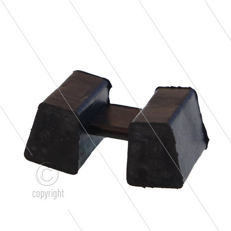 Rubber voor flexibele koppeling voor E-motoren - IEC 160 - 15 en 18,5 kW - 6 per koppeling nodig