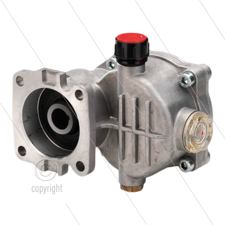 B5 - reductiekast - pompserie: 44 - 50 - 53(E1) - 58(E2) - 60(VHT) - 63(VHT) - 2,3:1 - max 4,8 kW - 3/4&quot; as