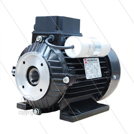 E-motor 3.0 kW - 230V - &Oslash;24mm inwendige as - IEC 100 - pompserie: 44 - 50 - 53(E1) - 58(E2) - 60(VHT) - 63(VHTS-SS)