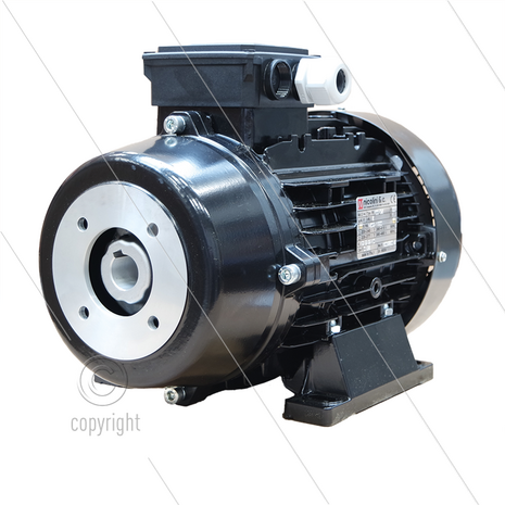 E-motor 5.5 kW - 230/400V - met flexkoppeling - &Oslash;24mm inwendige as - IEC 112 - thermisch beveiligd - pompserie: 47(VHT-SS) - 59(E3) - 66(VHT-SS)