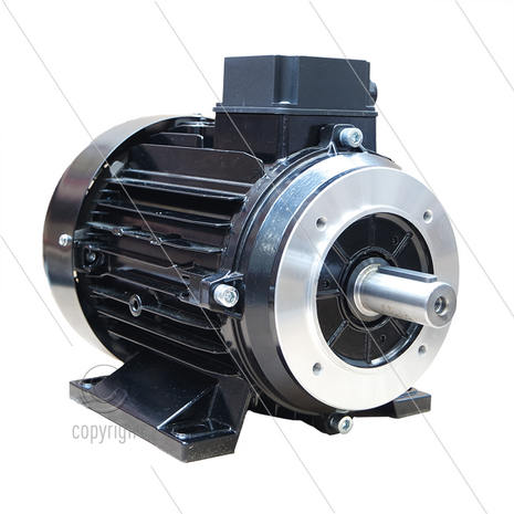 E-motor 5.5 kW - 230/400V - &Oslash;28mm uitwendige as - B3/B14 (flens 110x130x160) - IEC 112 - flensen ZF044/ZF091/ZF151
