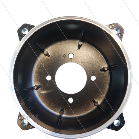 Flens (extern) voor Nicolini motor met flex.kopp. - IEC 132