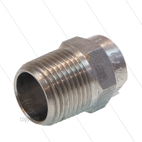 Nozzle - 3/8&quot; bu - 50.120 - RVS - t.b.v. 60cm RP72 schuimlans