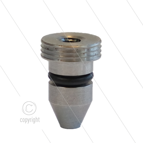 Injectornozzle RP72 met O-ring - 2,0mm - groen (