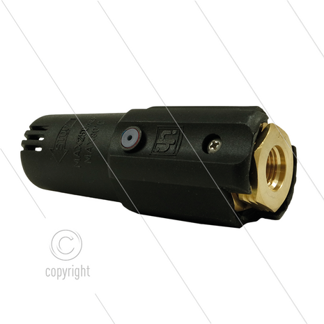 Rotomax 4 - 1/4&quot; bi - min/max 9,5 t/m 21,3 l/min - 100 t/m 400 Bar - Grijze markering