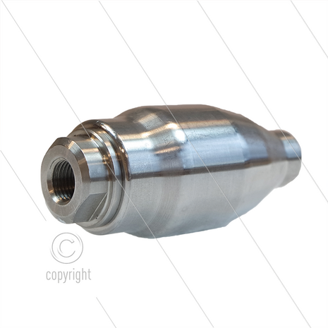 UR60 Vuilfrees 0.035 - 1/4&quot; bi - 600 Bar - RVS