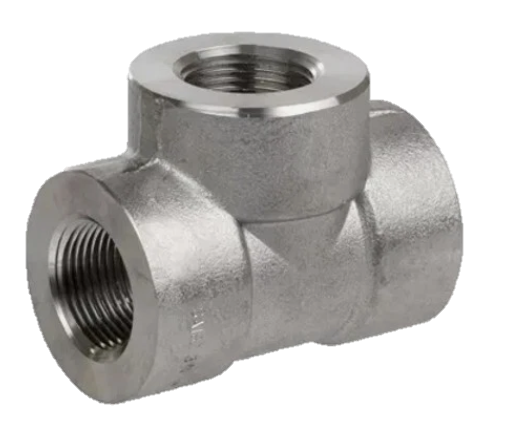T-Stuk RVS 316 - 3x Binnendraad - NPT 3000LBS Tee 3000 1/8"