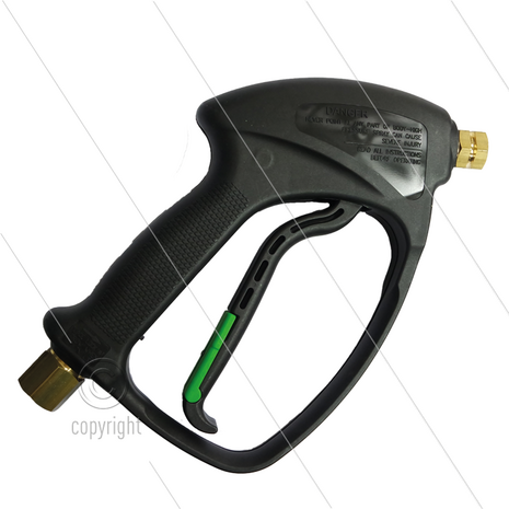 RL37 - HD pistool - vorstbeveiligd - dubbele swivel - lekt tot ca.12 Bar - 310 Bar - 40 l/min - max 160&deg;C - 3/8" bi x 1/4" bi